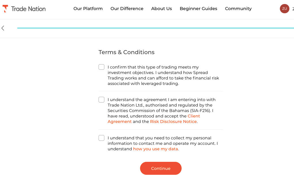 Trade Nation Terms and Conditions