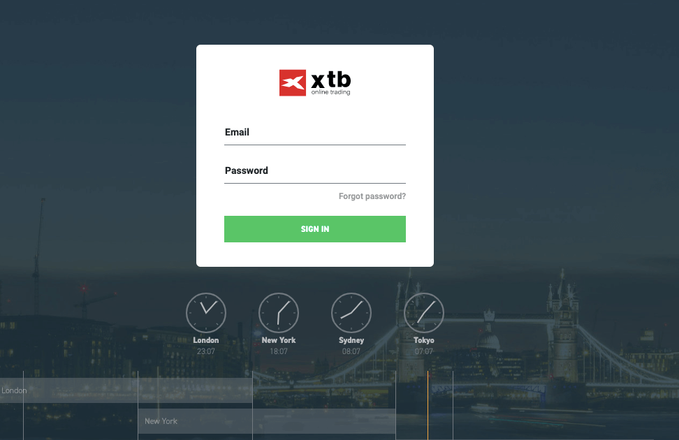 Login to XTB South Africa