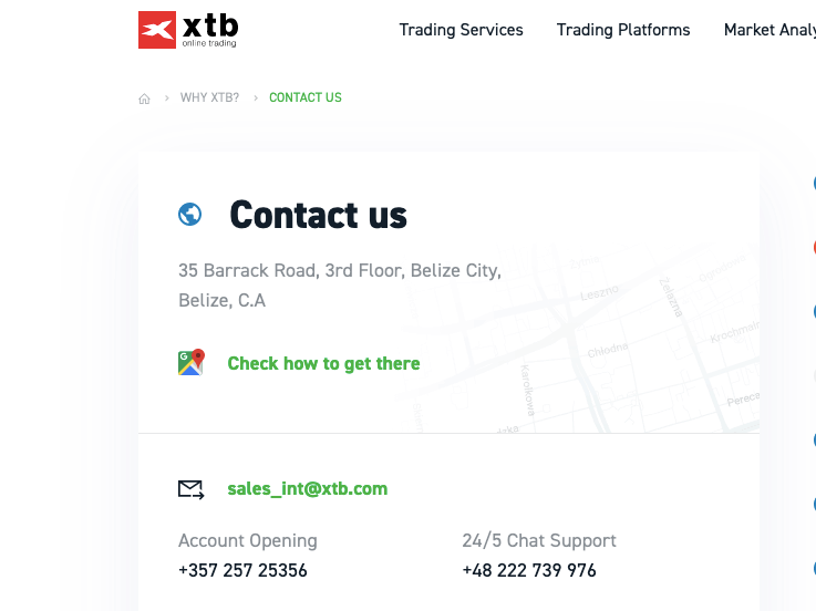 XTB Customer Support in South Africa